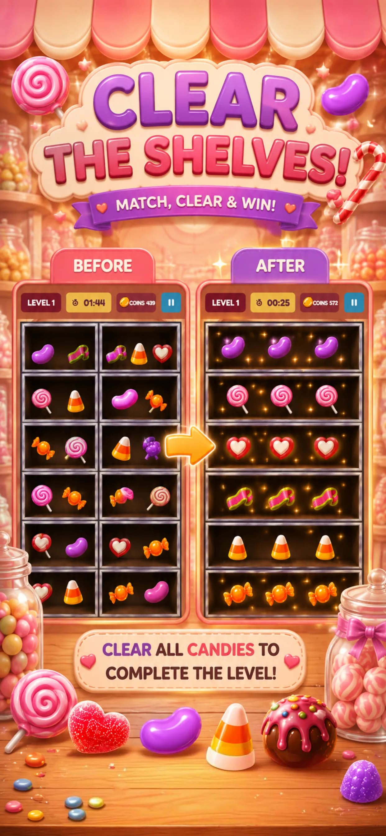Candy Shop Sorting screenshot 4