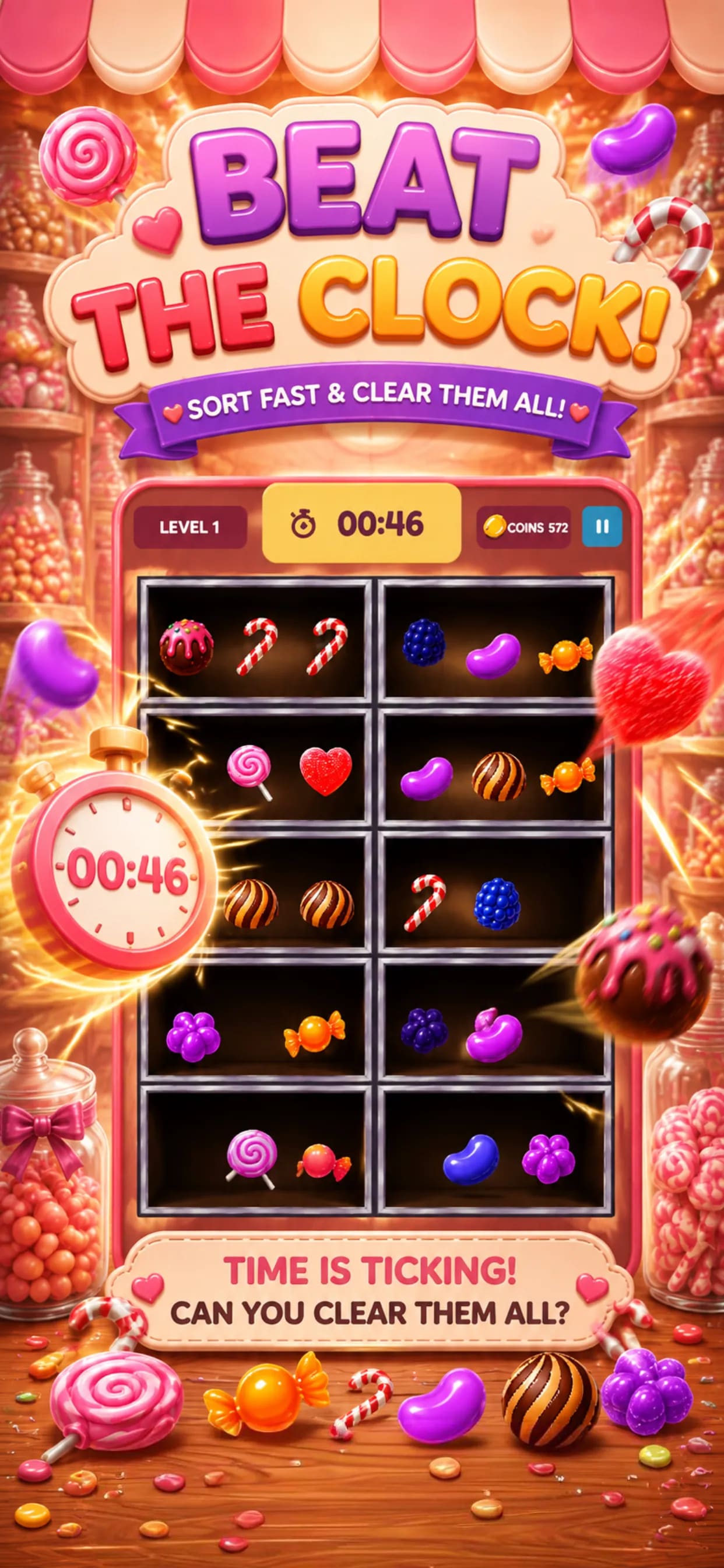 Candy Shop Sorting screenshot 3